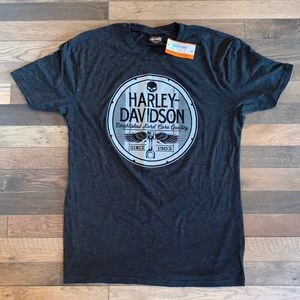 NWT Harley Davidson Winged Piston Tee